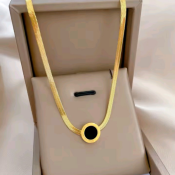 Elegant Gold Plated Snake Chain Necklace for Girl and Women.