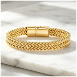 Premium Quality Stainless Steel Cubin Chain Magnet Clip Bracelet for Men and Boys